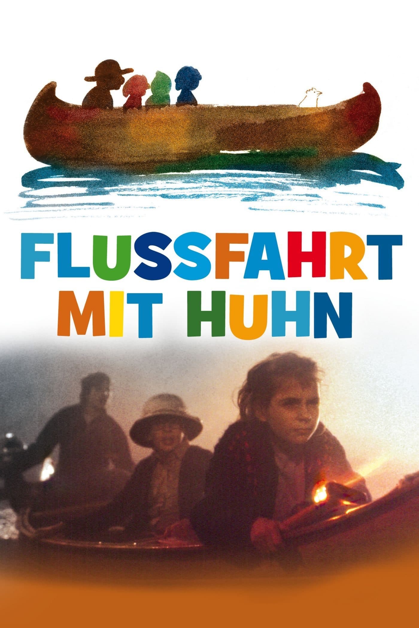 Poster Hen in a Boat