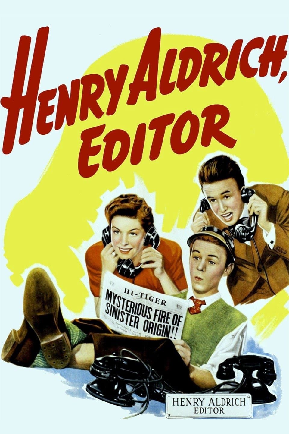 Poster Henry Aldrich, Editor