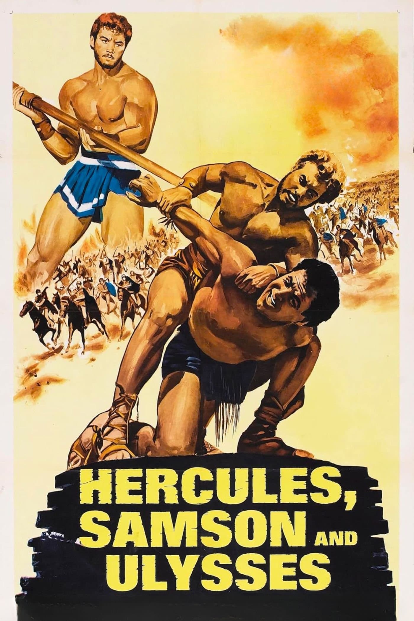 Poster Hercules, Samson & Ulysses