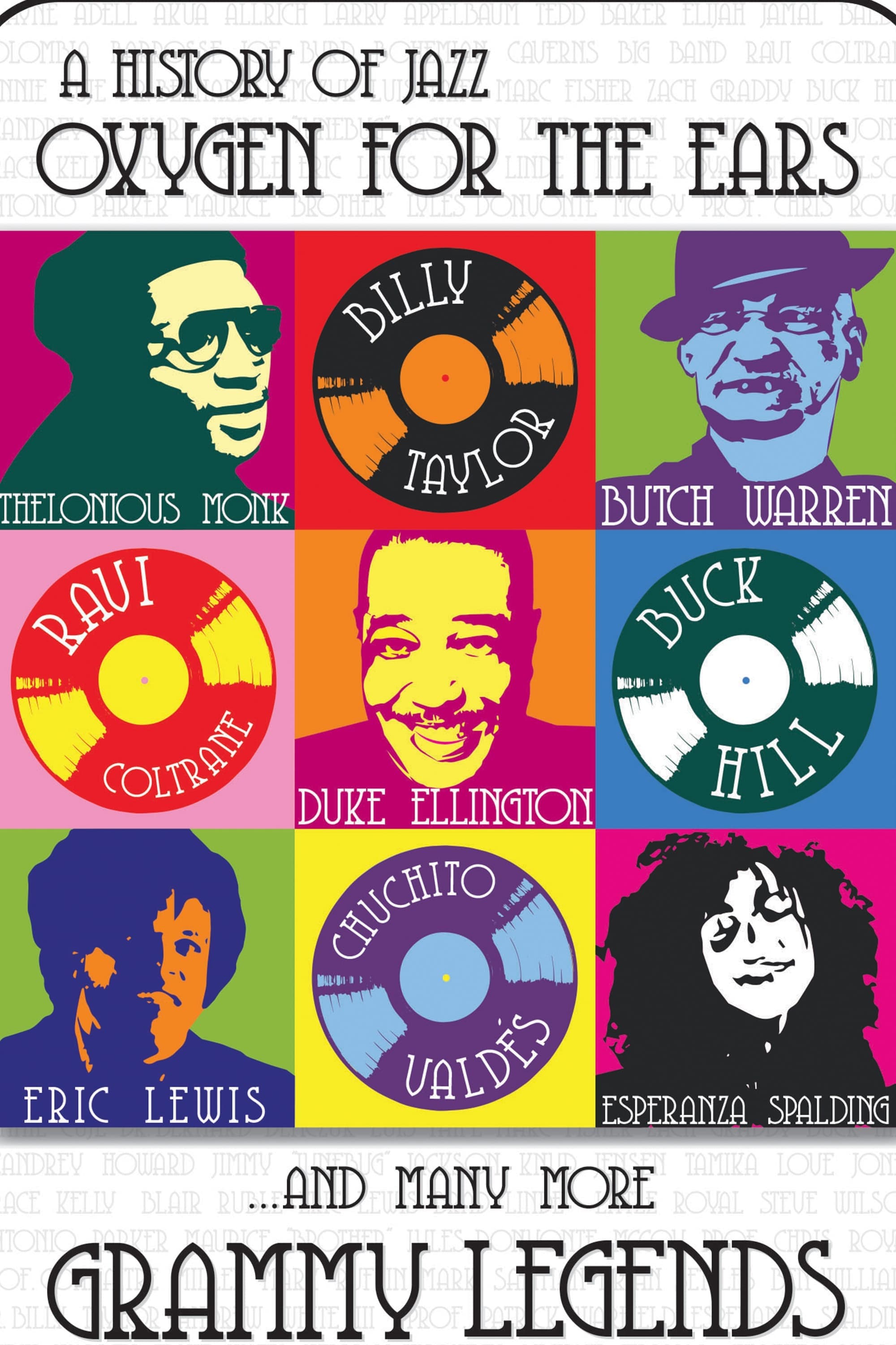 Poster History of Jazz: Oxygen for the Ears
