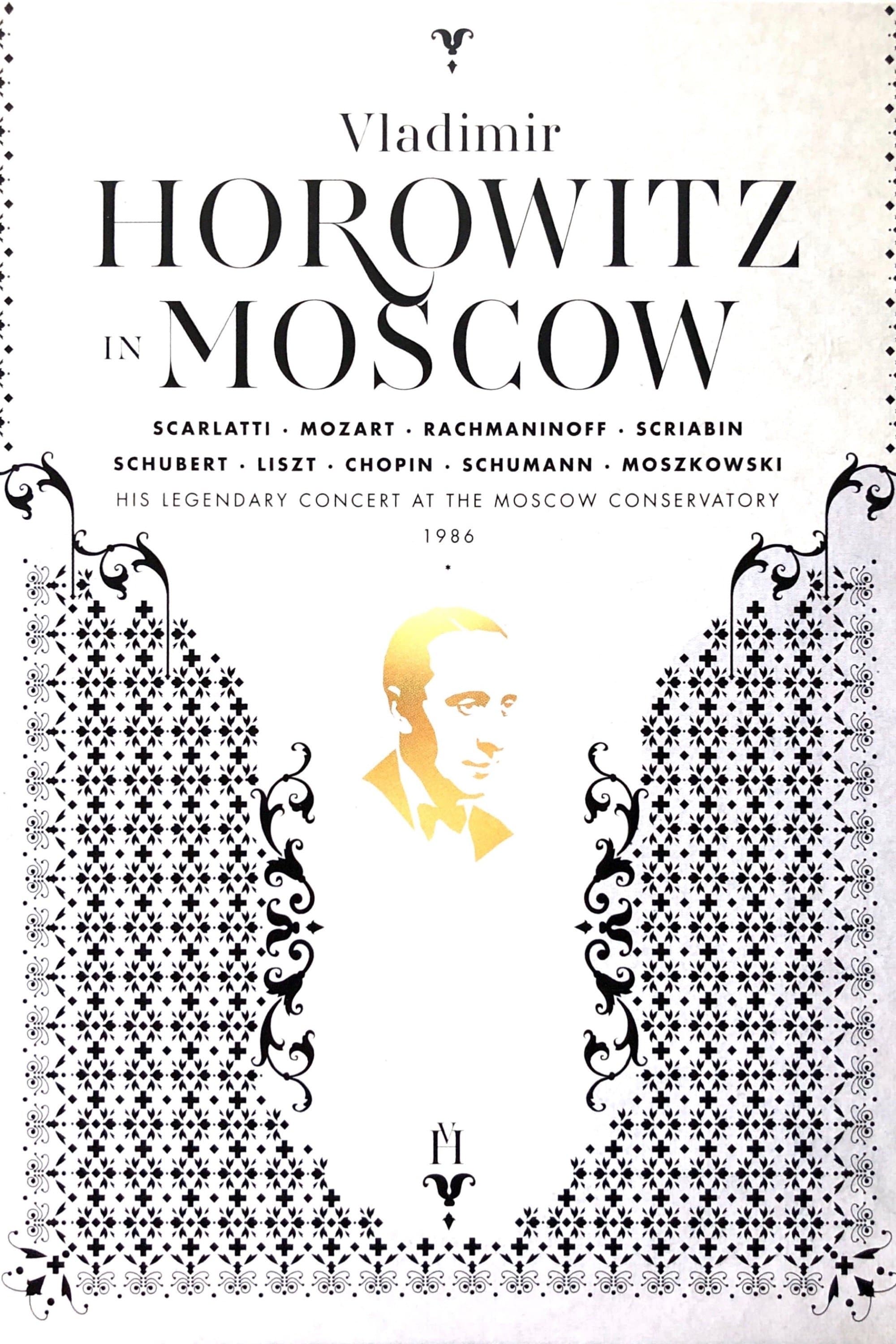 Poster Horowitz in Moscow
