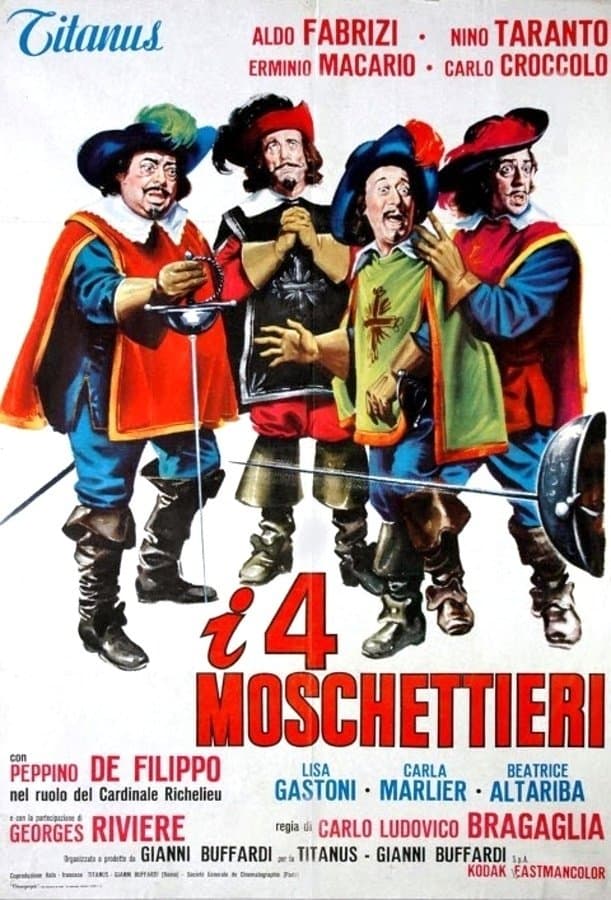 Poster I 4 moschettieri