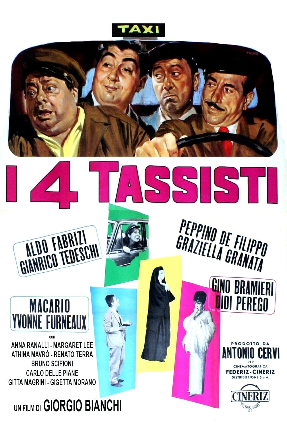 Poster I 4 tassisti
