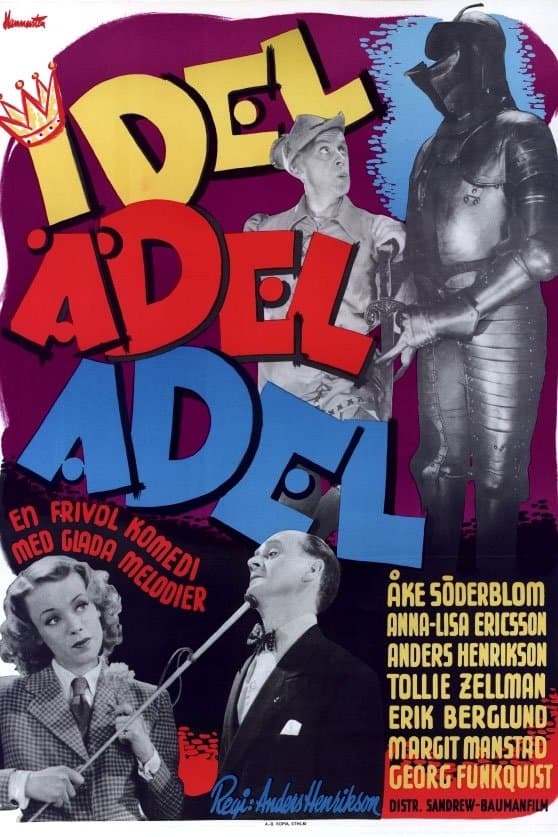 Poster Idel ädel adel