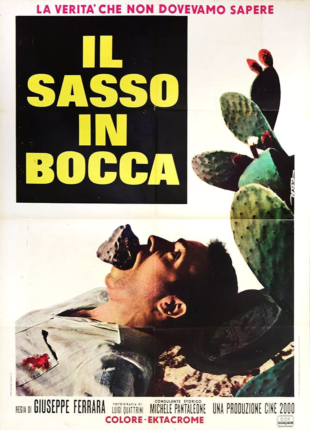 Poster Il sasso in bocca