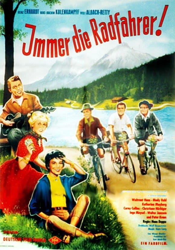 Poster Immer die Radfahrer