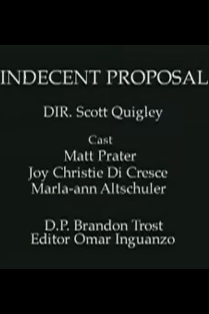 Poster Indecent Proposal