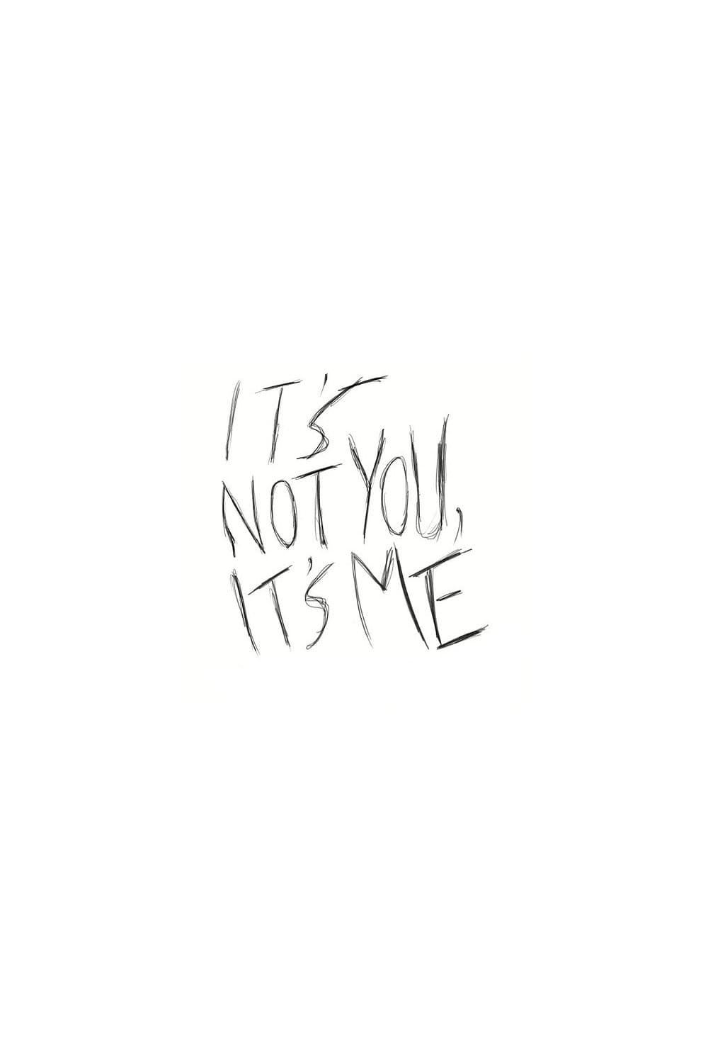 Poster It's Not You, It's Me