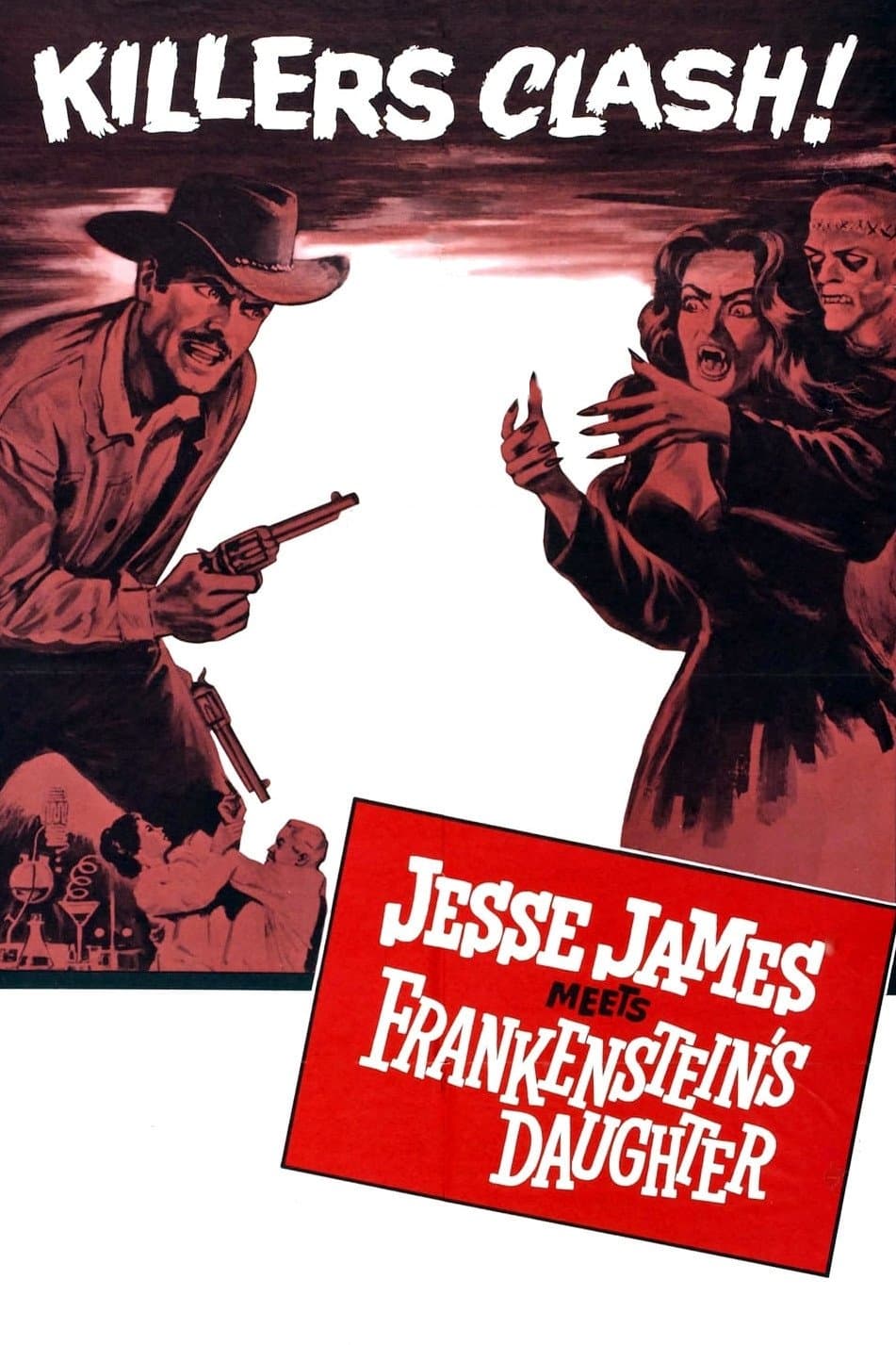Poster Jesse James Meets Frankenstein's Daughter