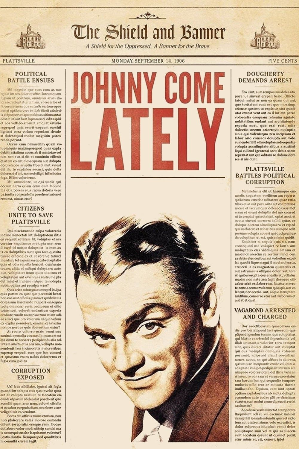 Poster Johnny Come Lately