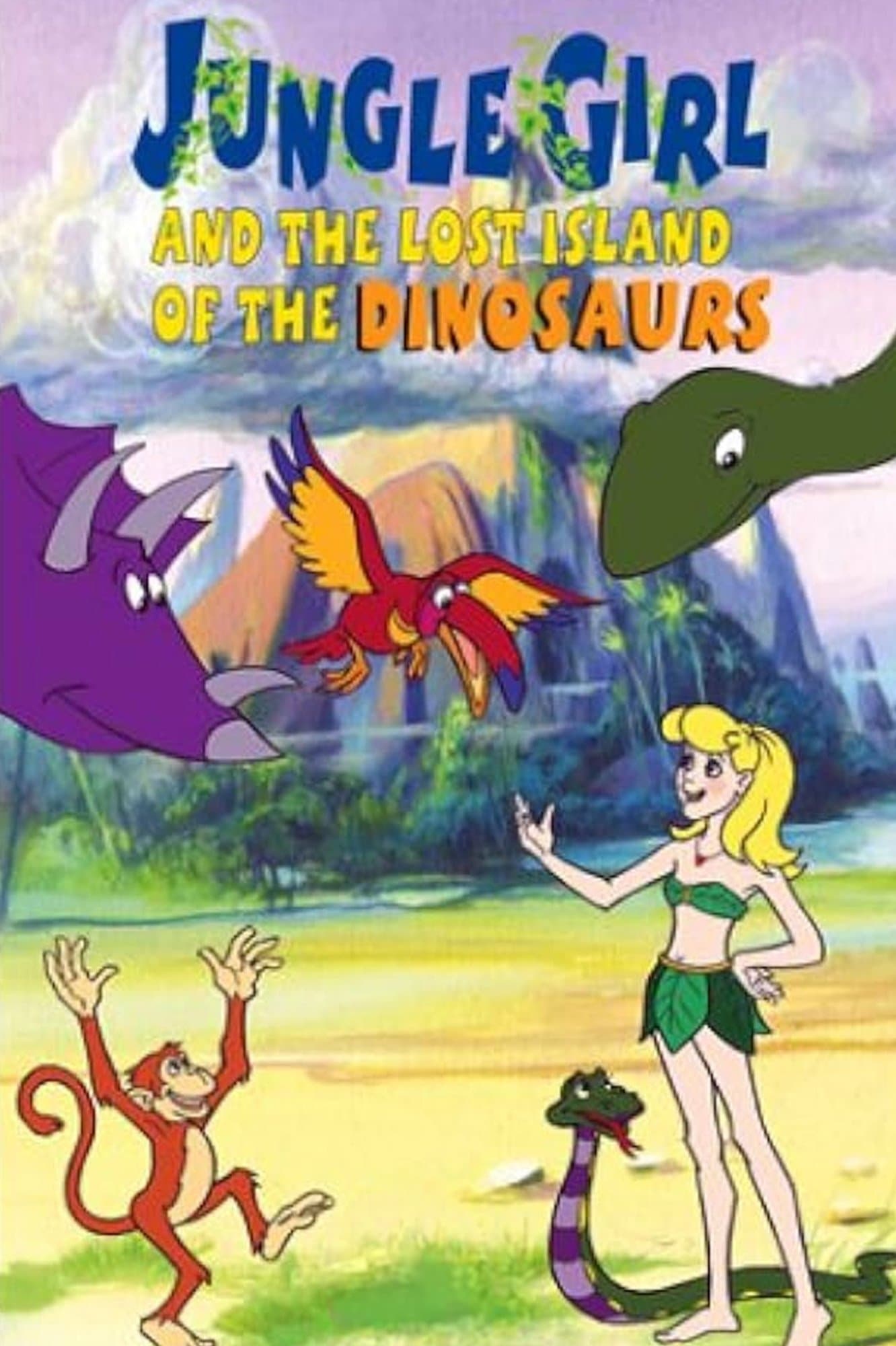 Poster Jungle Girl and the Lost Island of Dinosaurs