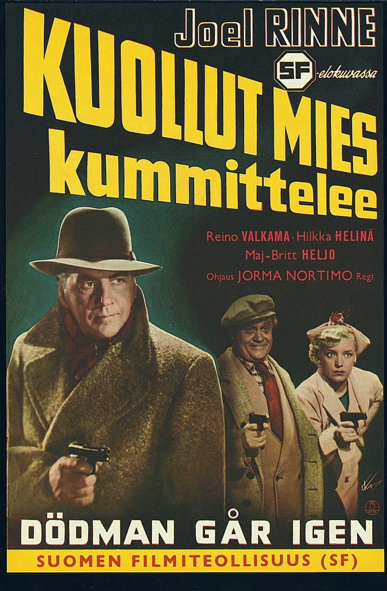 Poster Kuollut mies kummittelee