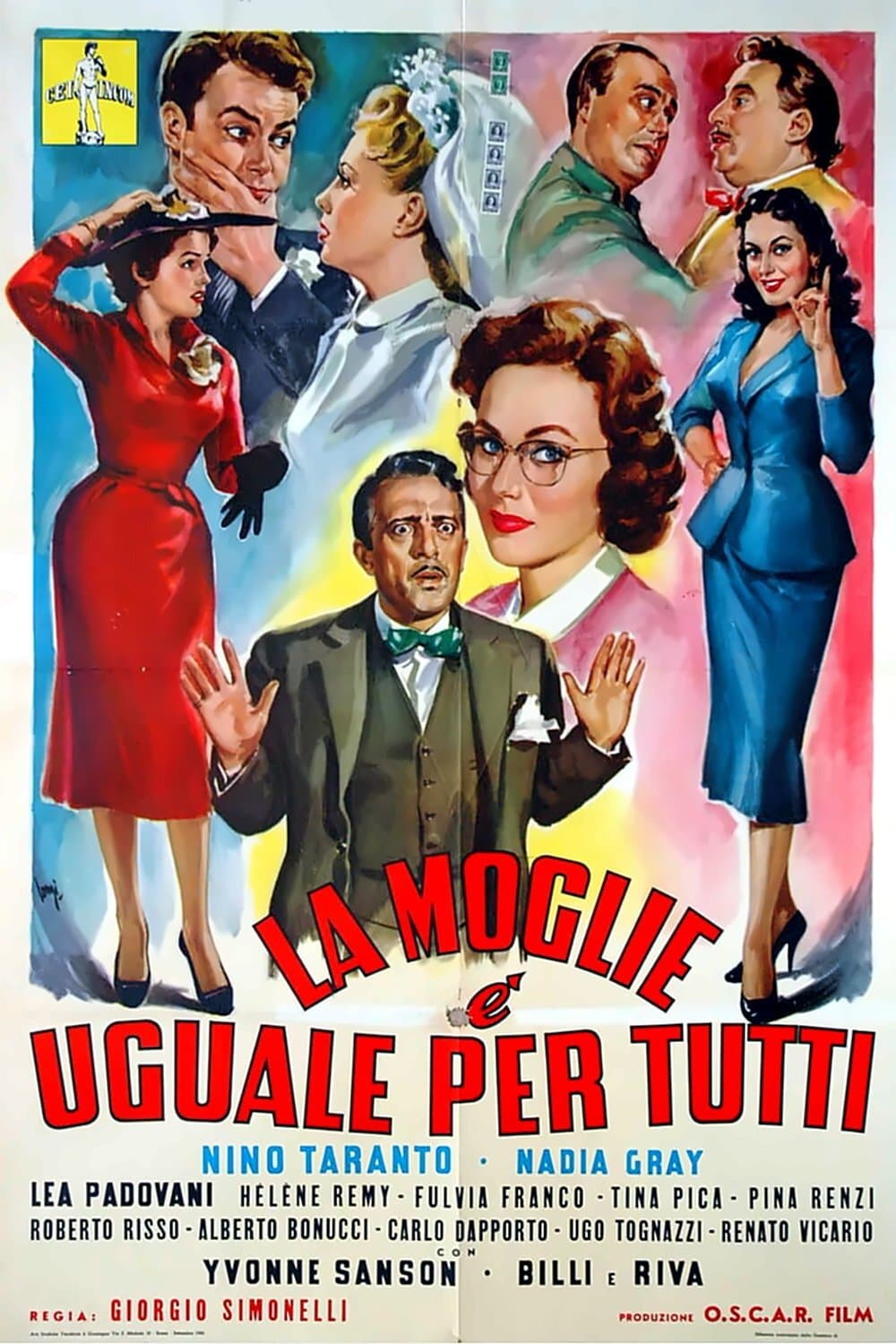 Poster La moglie è uguale per tutti