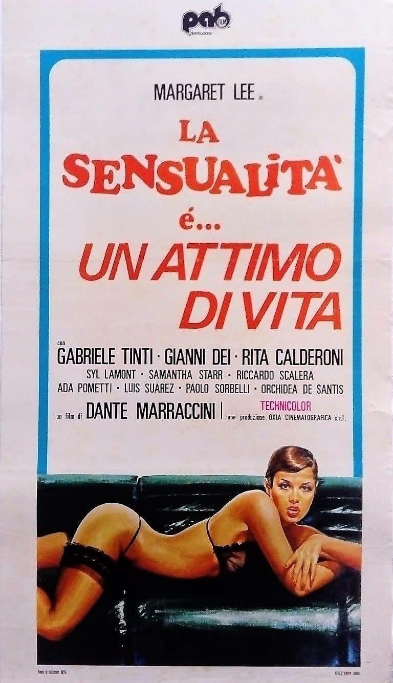 Poster La sensualità è un attimo di vita