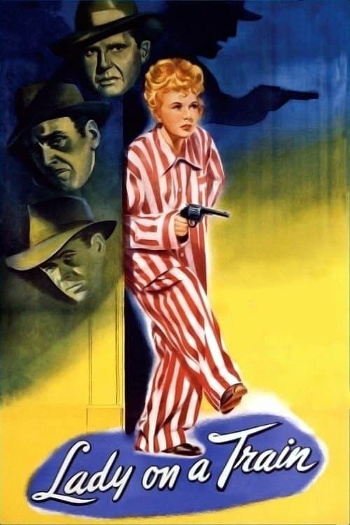 Poster Lady on a Train