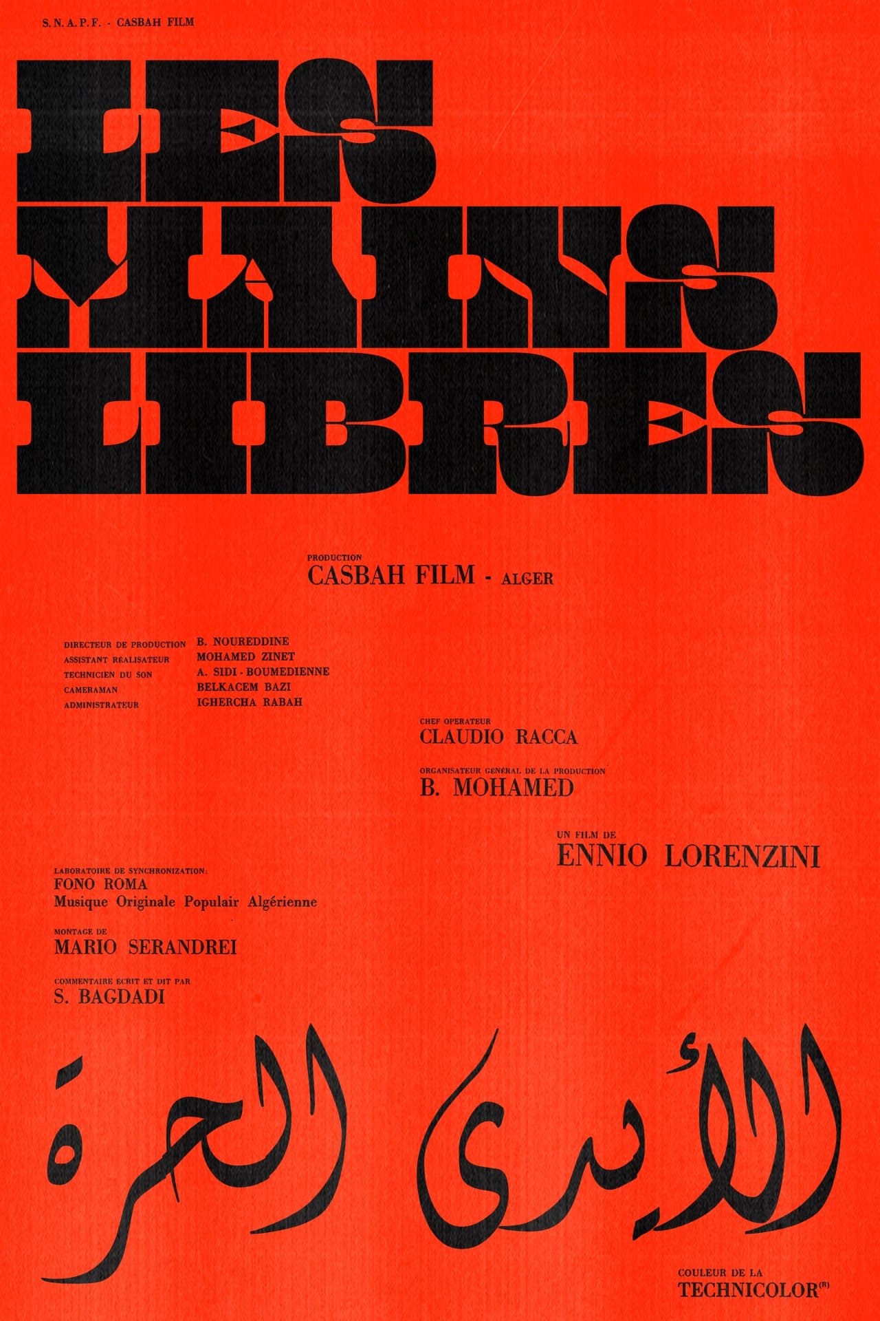 Poster Les Mains Libres