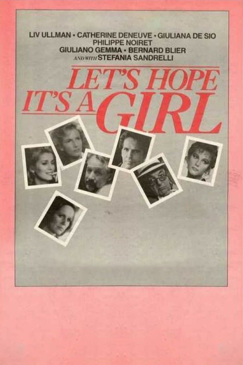 Poster Let's Hope It's a Girl