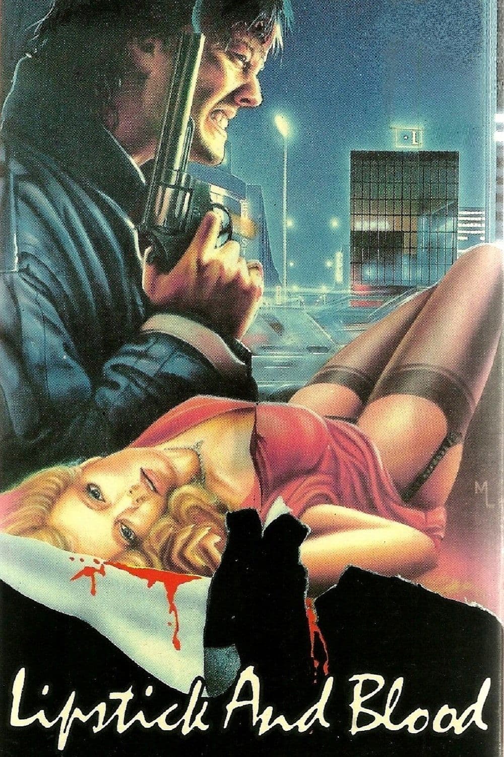 Poster Lipstick and Blood