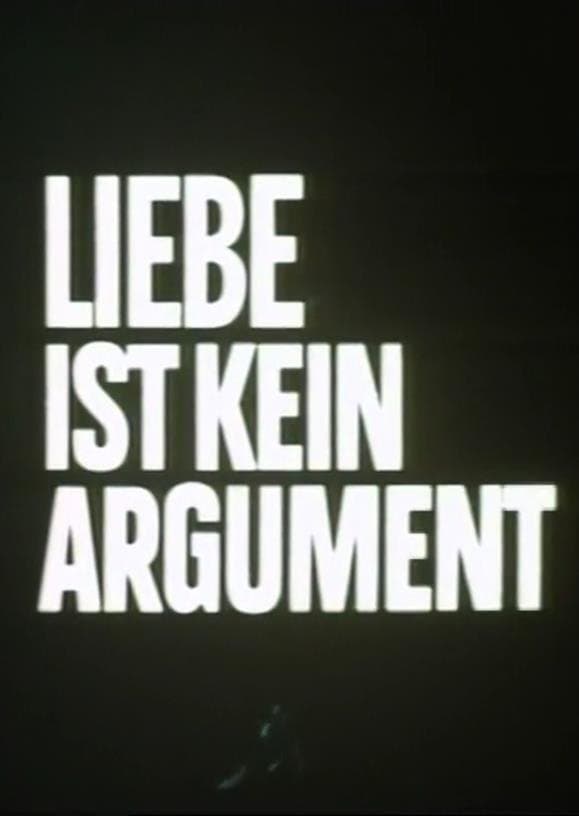 Poster Love Is Not an Argument