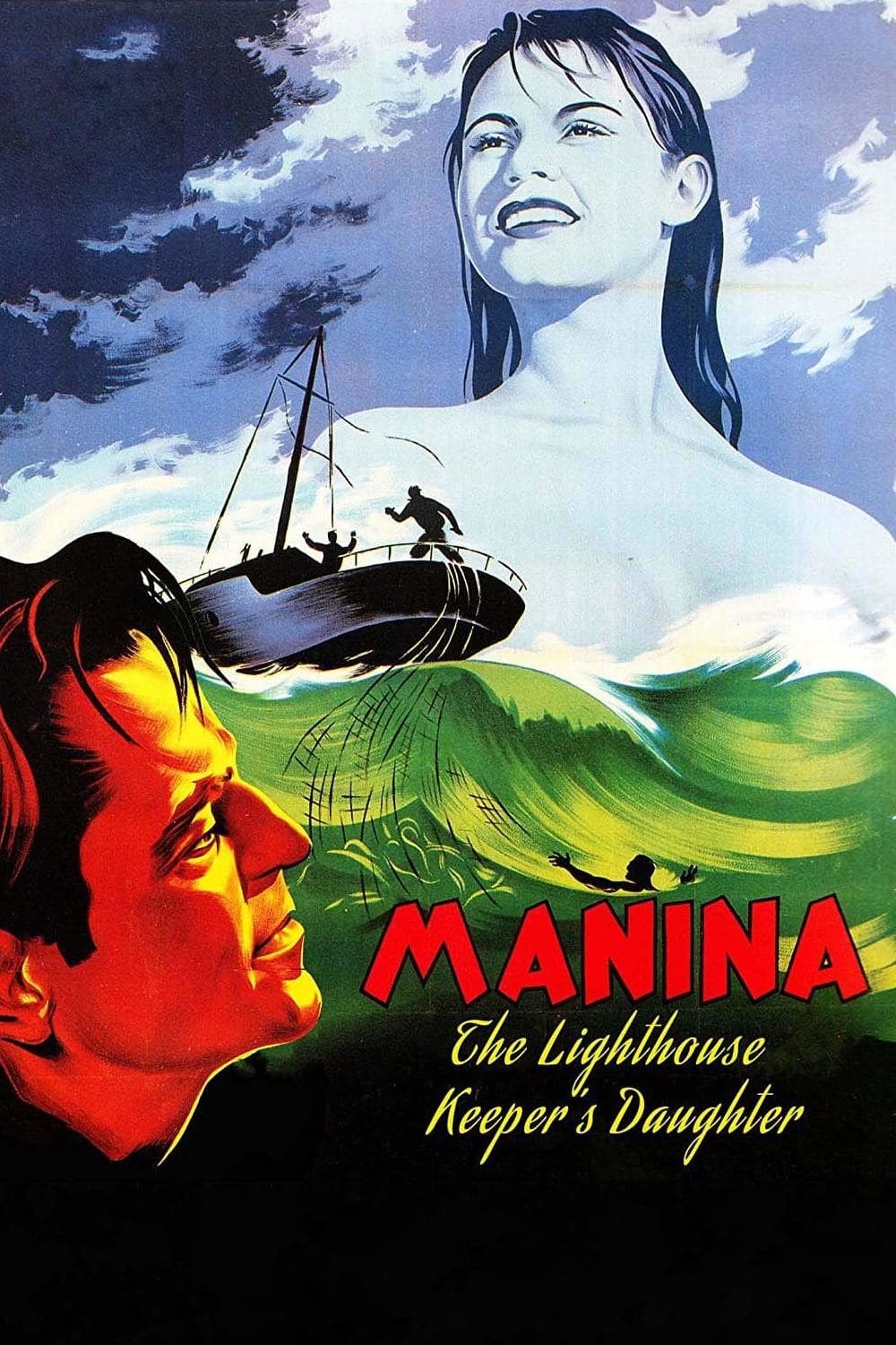 Poster Manina, the Lighthouse-Keeper's Daughter