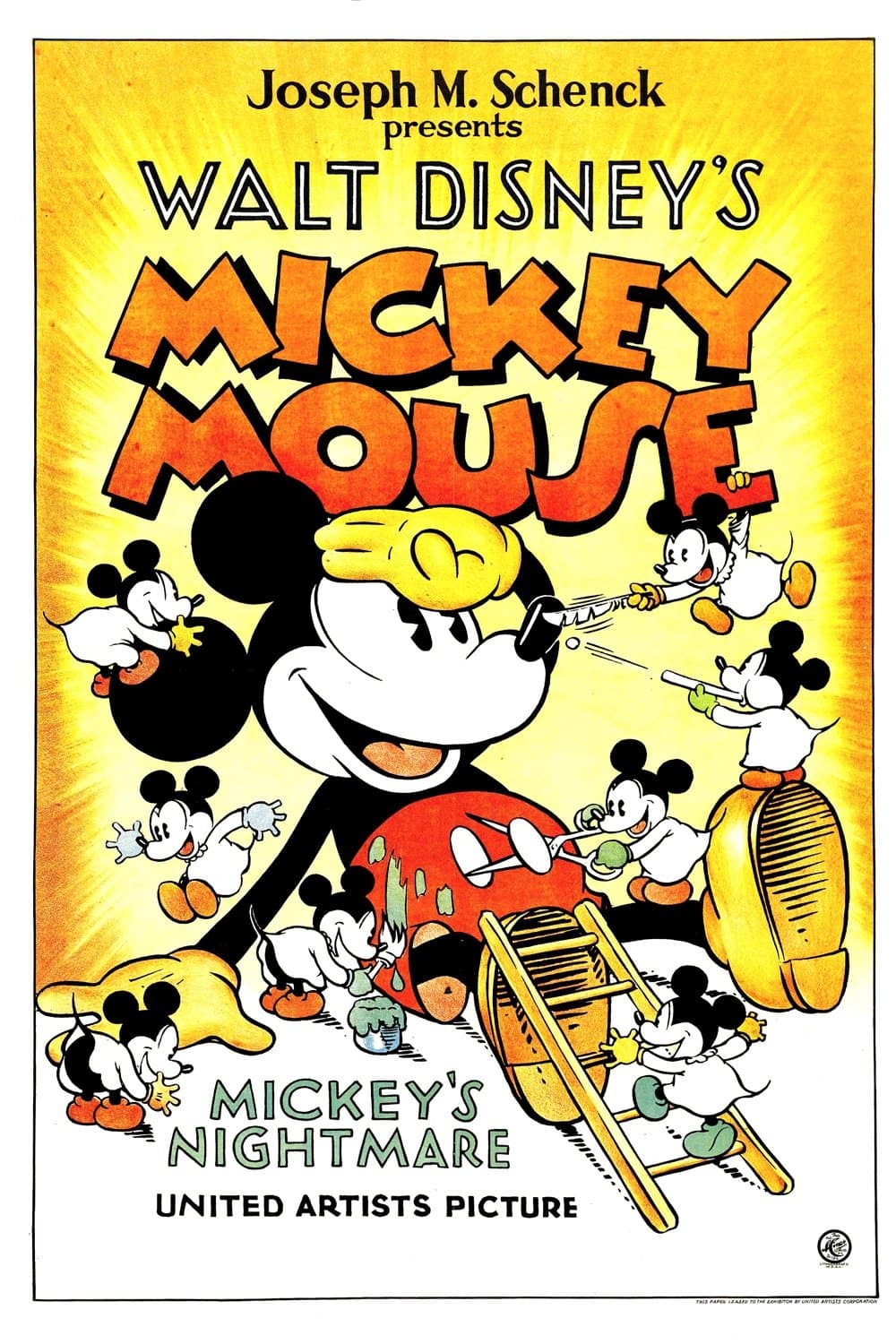 Poster Mickey's Nightmare