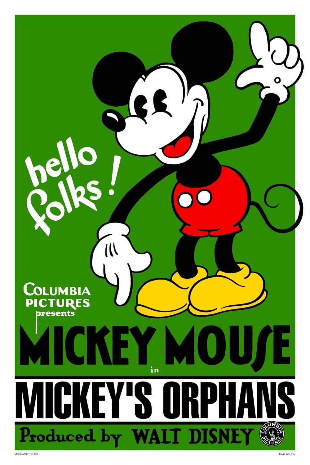 Poster Mickey's Orphans