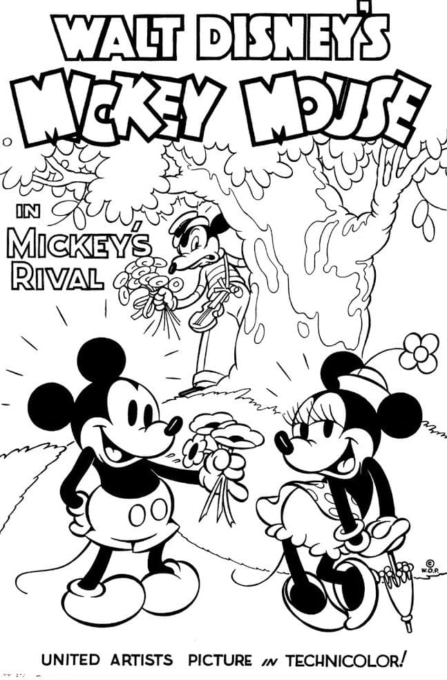 Poster Mickey's Rival