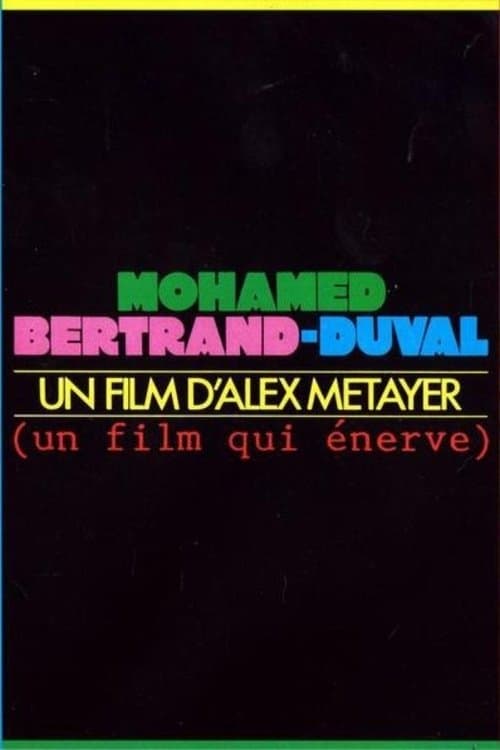 Poster Mohamed Bertrand-Duval