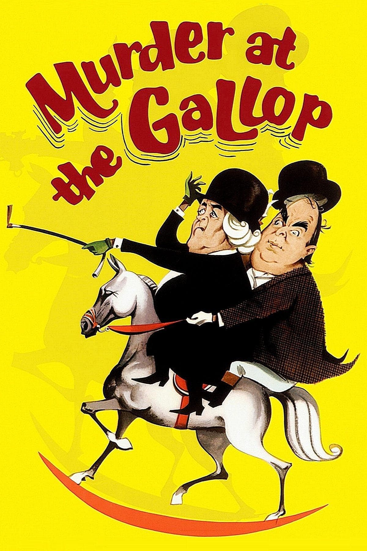 Poster Murder at the Gallop