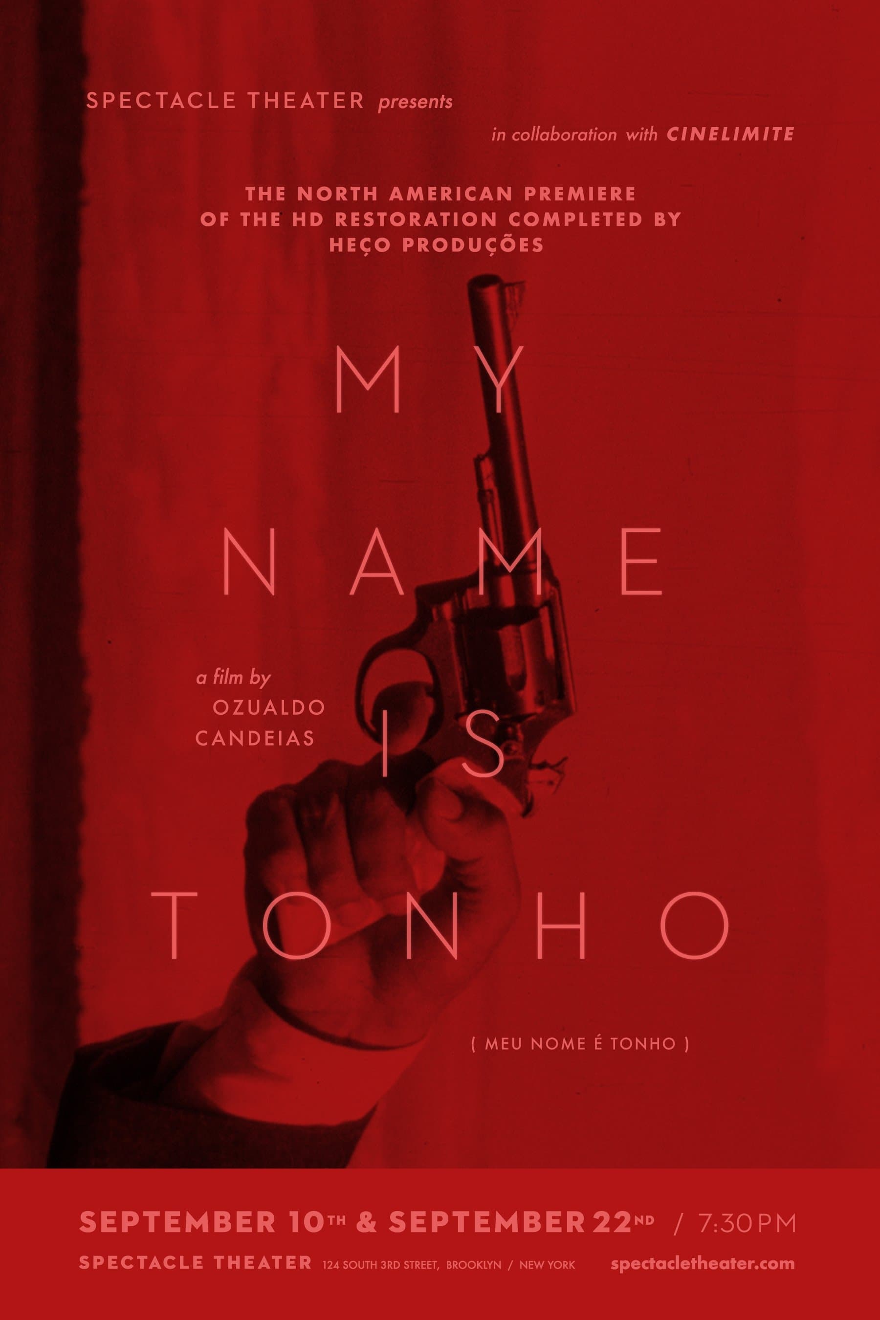 Poster My Name is Tonho