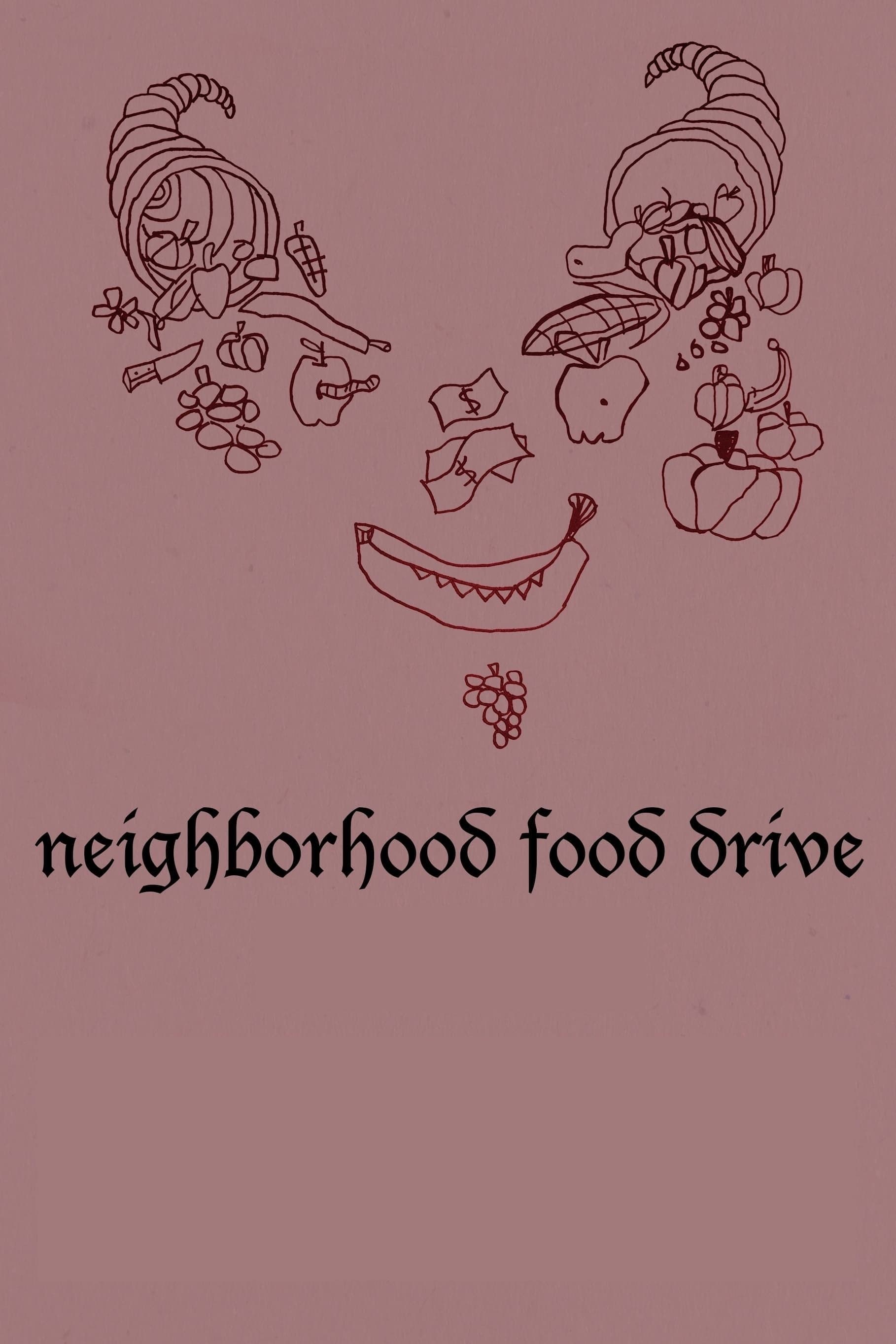 Poster Neighborhood Food Drive
