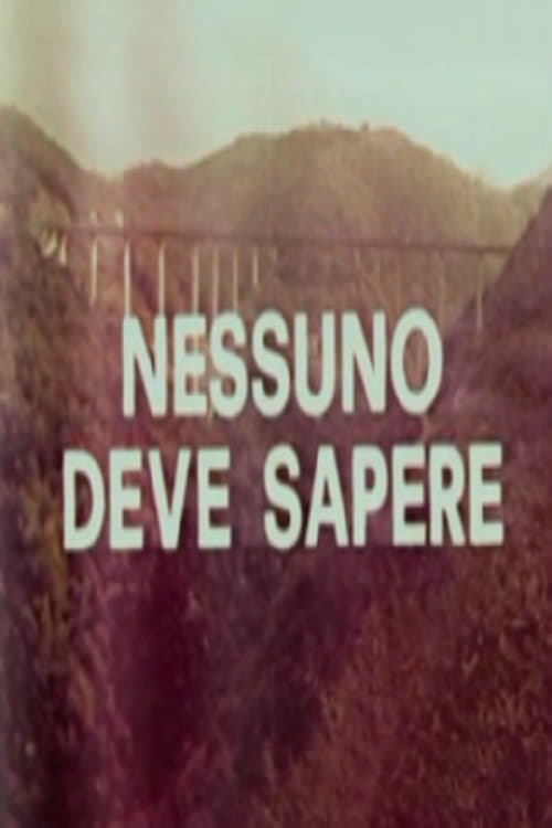 Poster Nessuno deve sapere