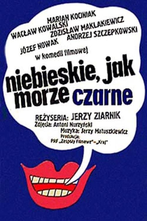 Poster Niebieskie jak Morze Czarne