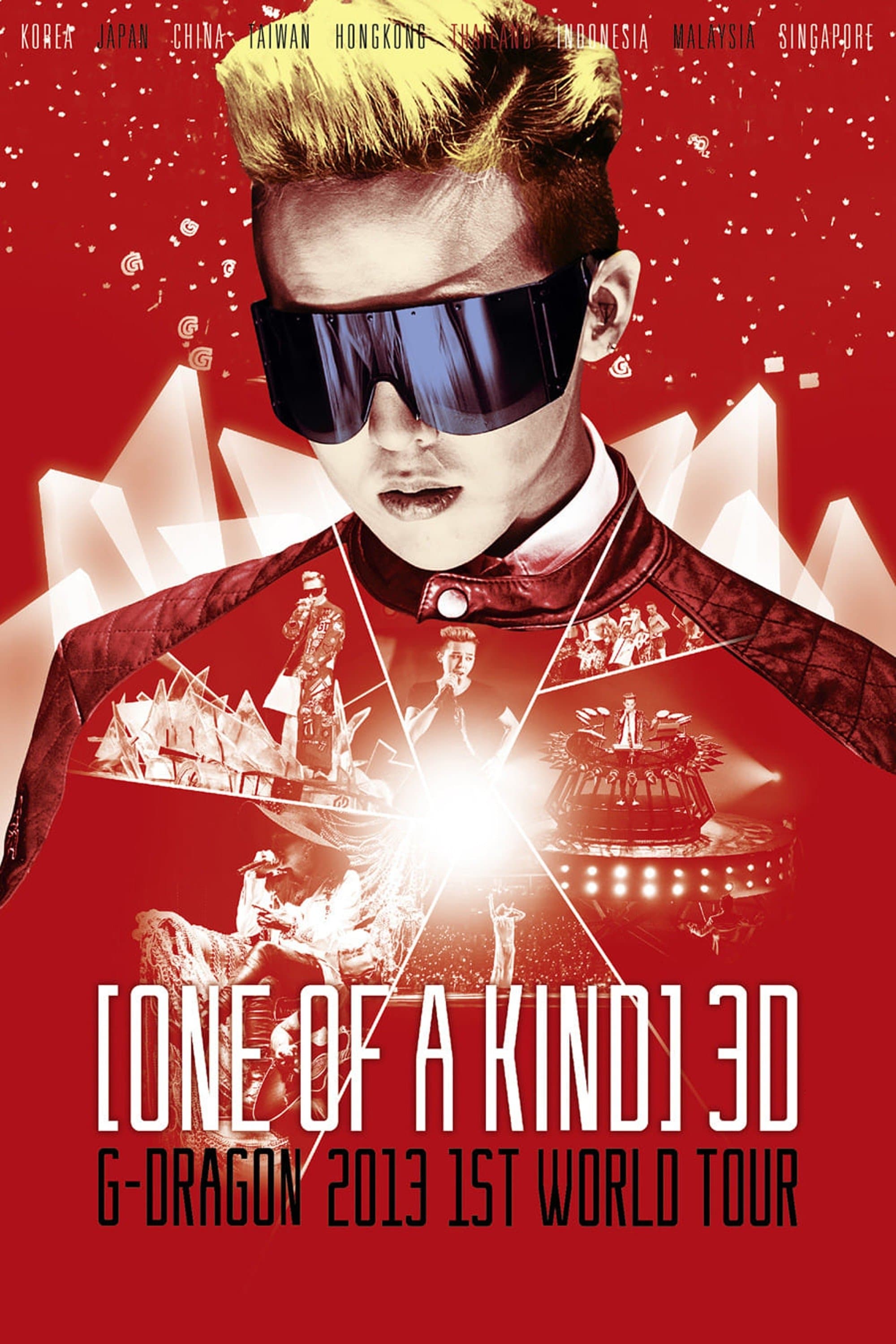 Poster ONE OF A KIND 3D ; G-DRAGON 2013 1ST WORLD TOUR