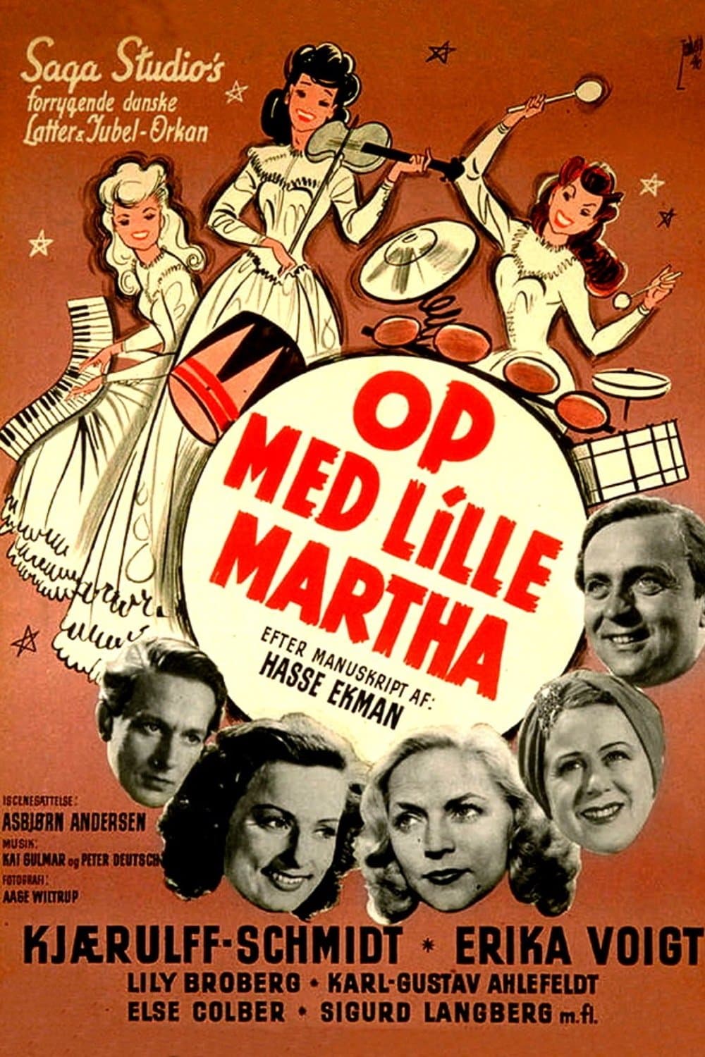 Poster Op med lille Martha