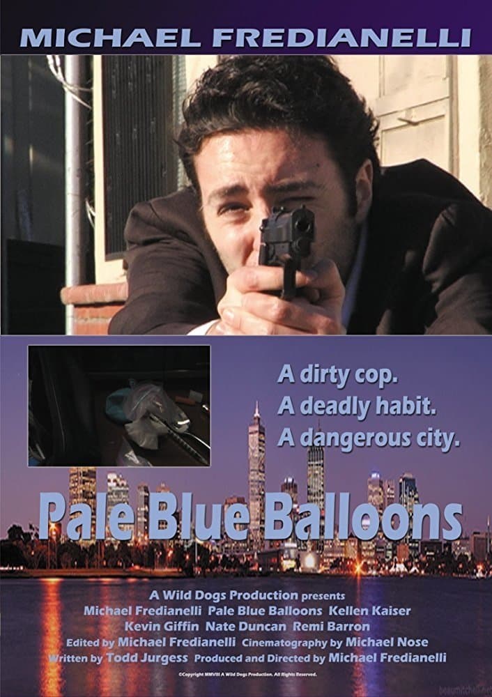 Poster Pale Blue Balloons