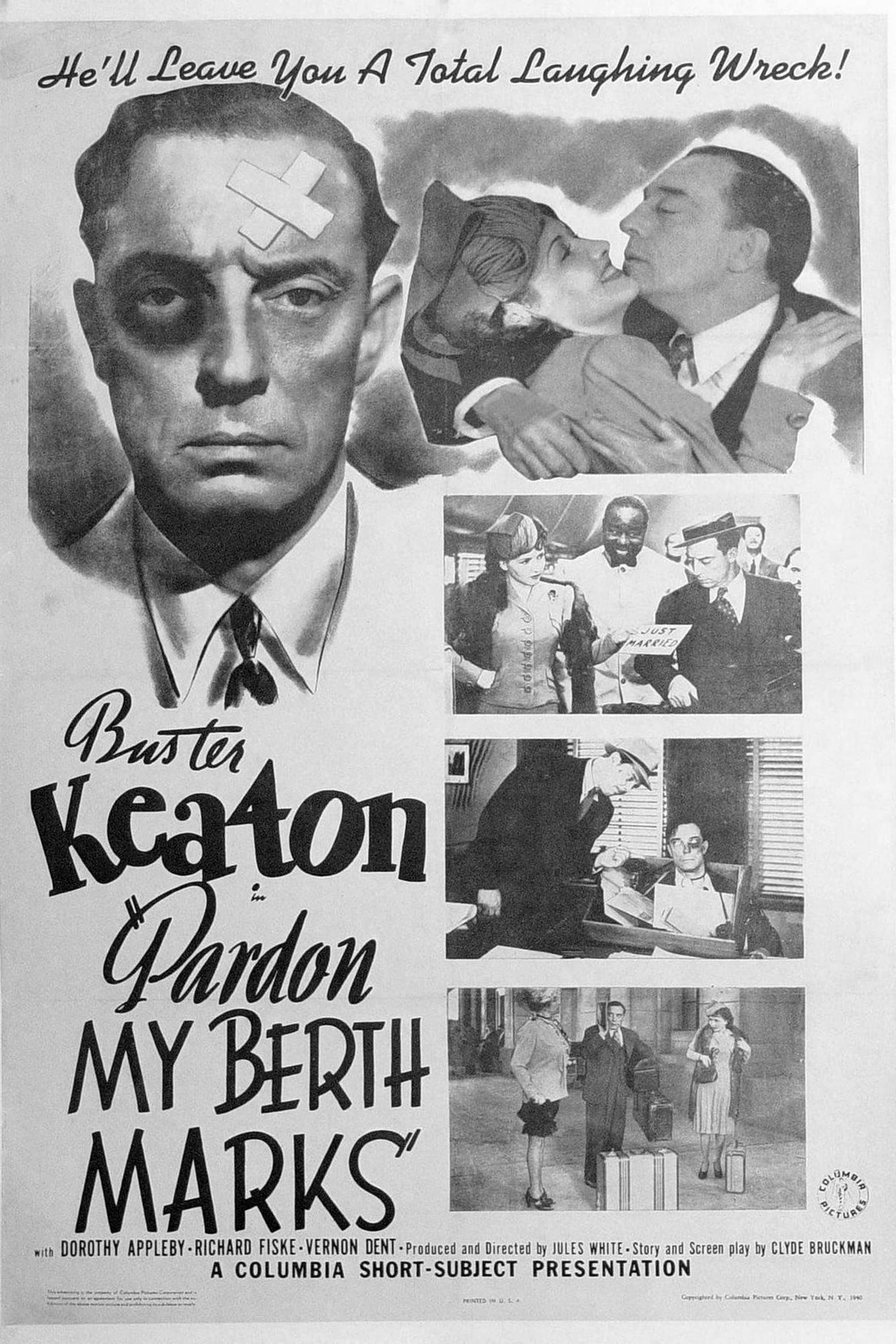 Poster Pardon My Berth Marks