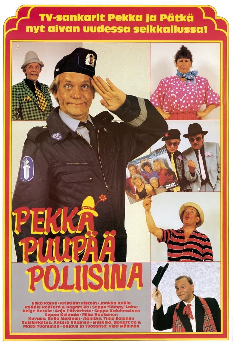 Poster Pekka Puupää poliisina