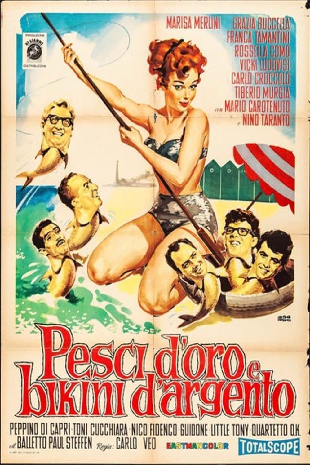 Poster Pesci d'oro e bikini d'argento