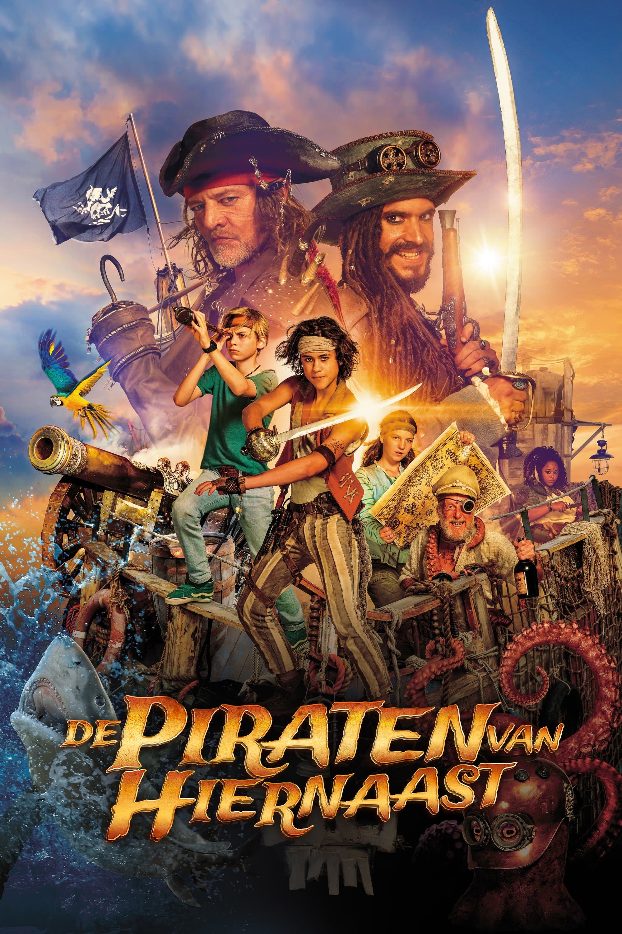 Poster Pirates Down the Street