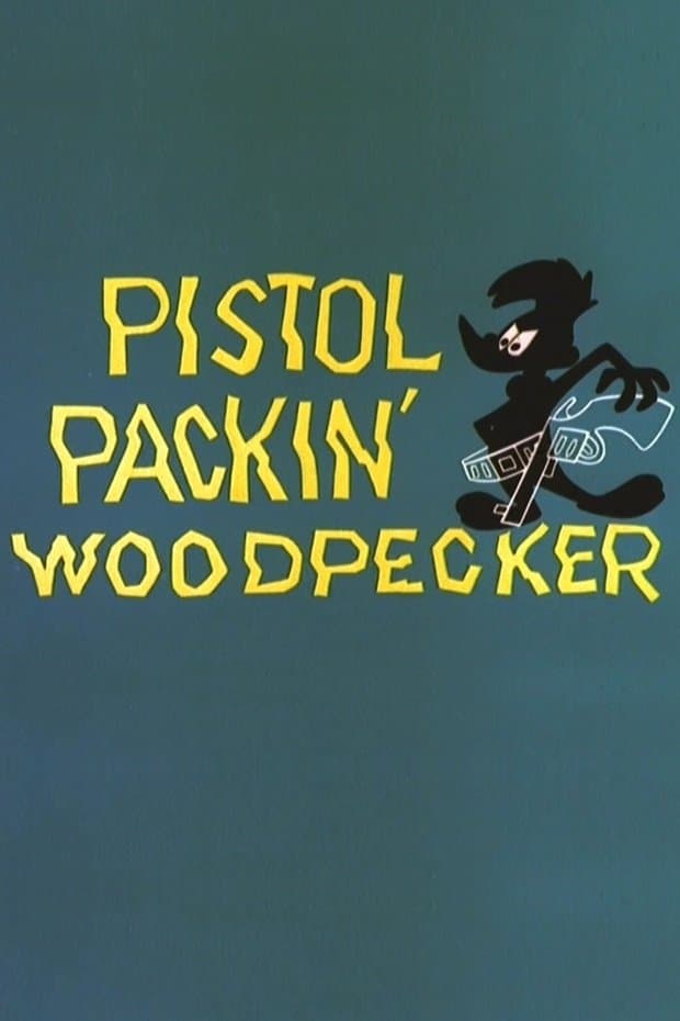 Poster Pistol Packin' Woodpecker