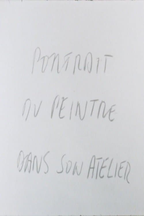 Poster Portrait of the painter at his workshop