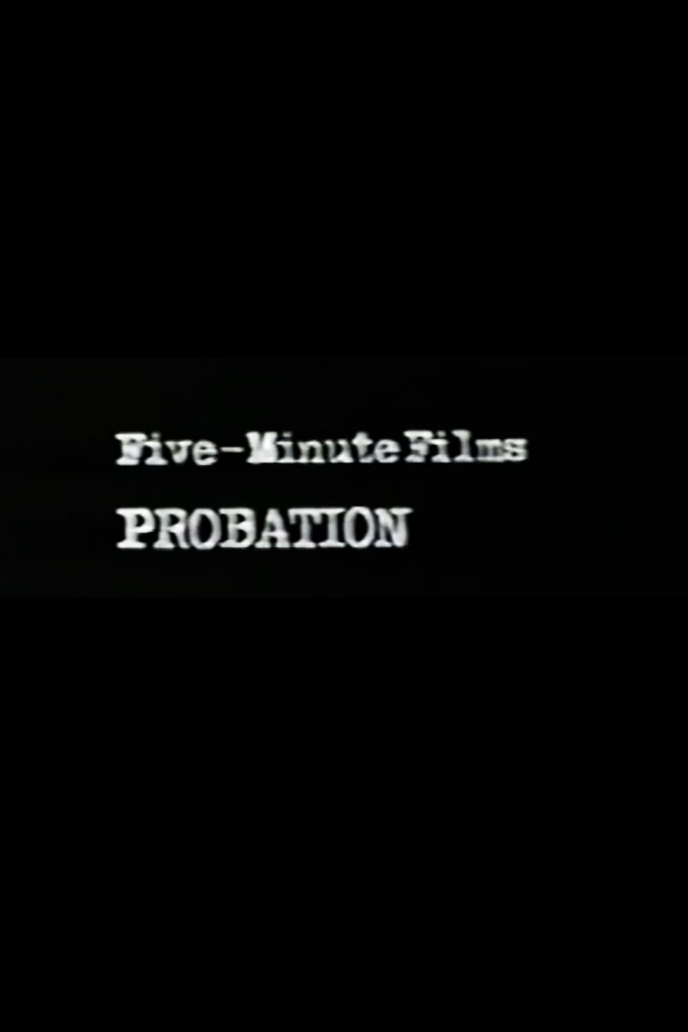 Poster Probation