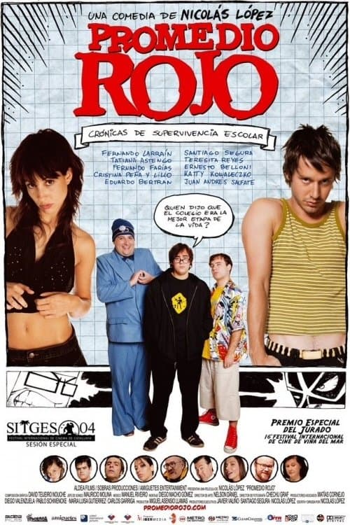 Poster Promedio rojo