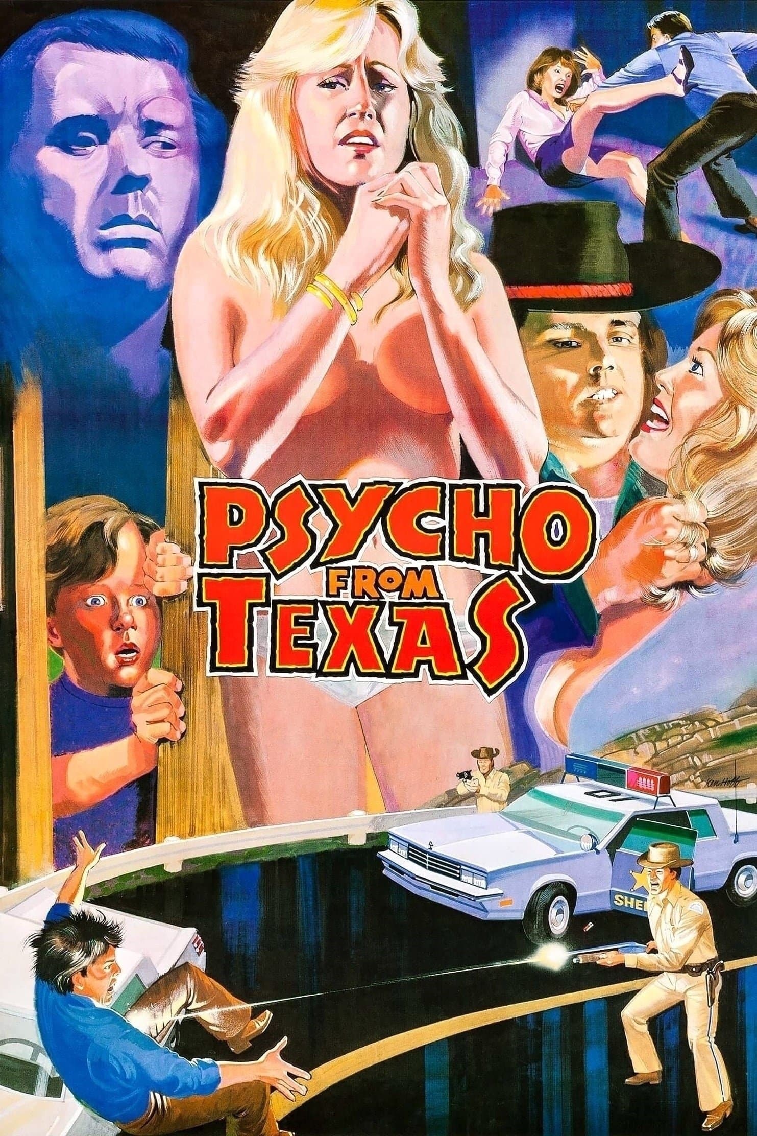 Poster Psycho from Texas