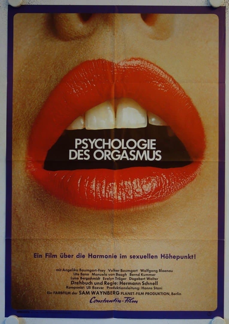 Poster Psychology of the Orgasm