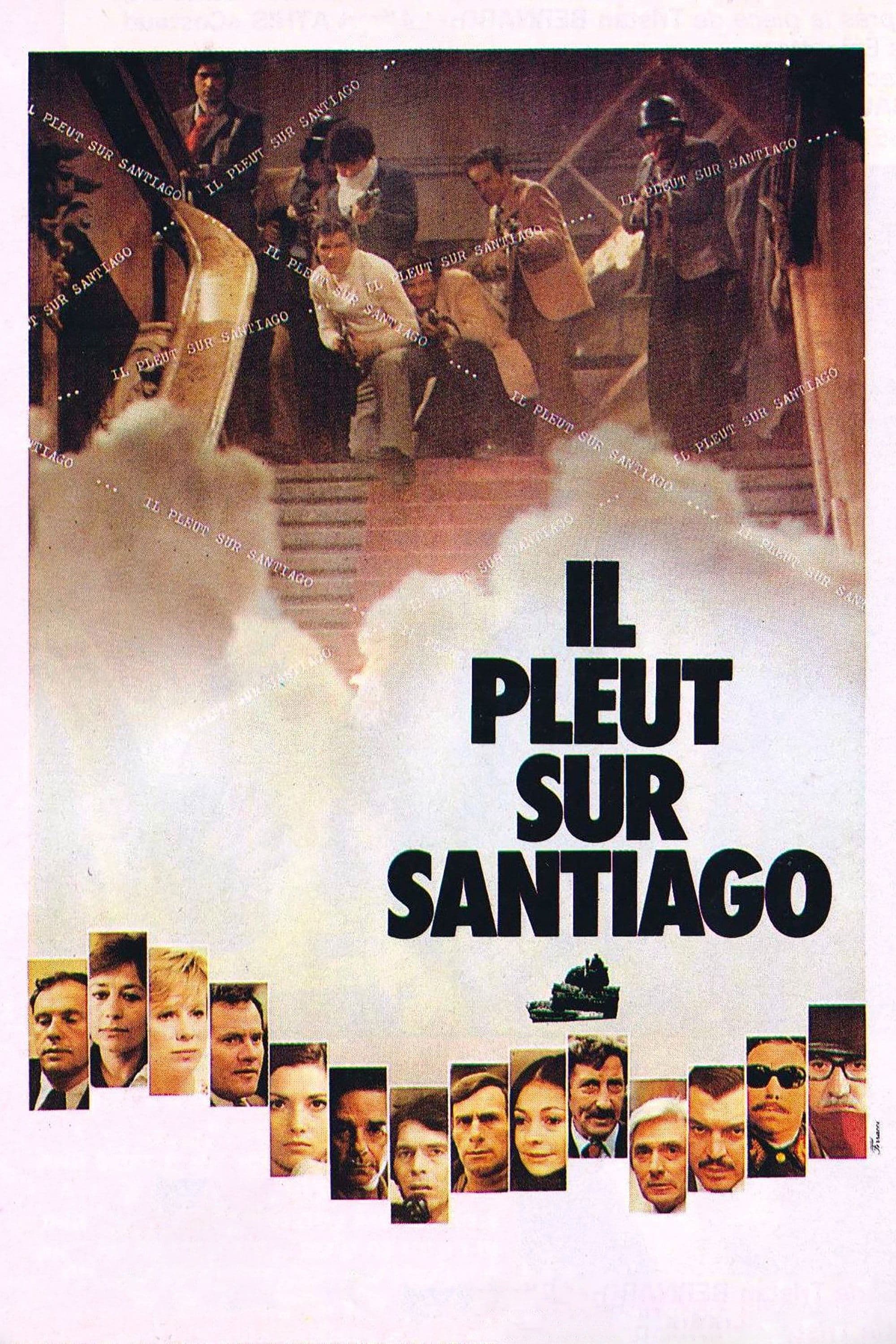Poster Rain over Santiago