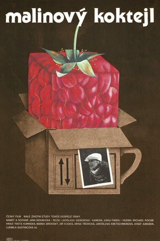 Poster Raspberry Coctail