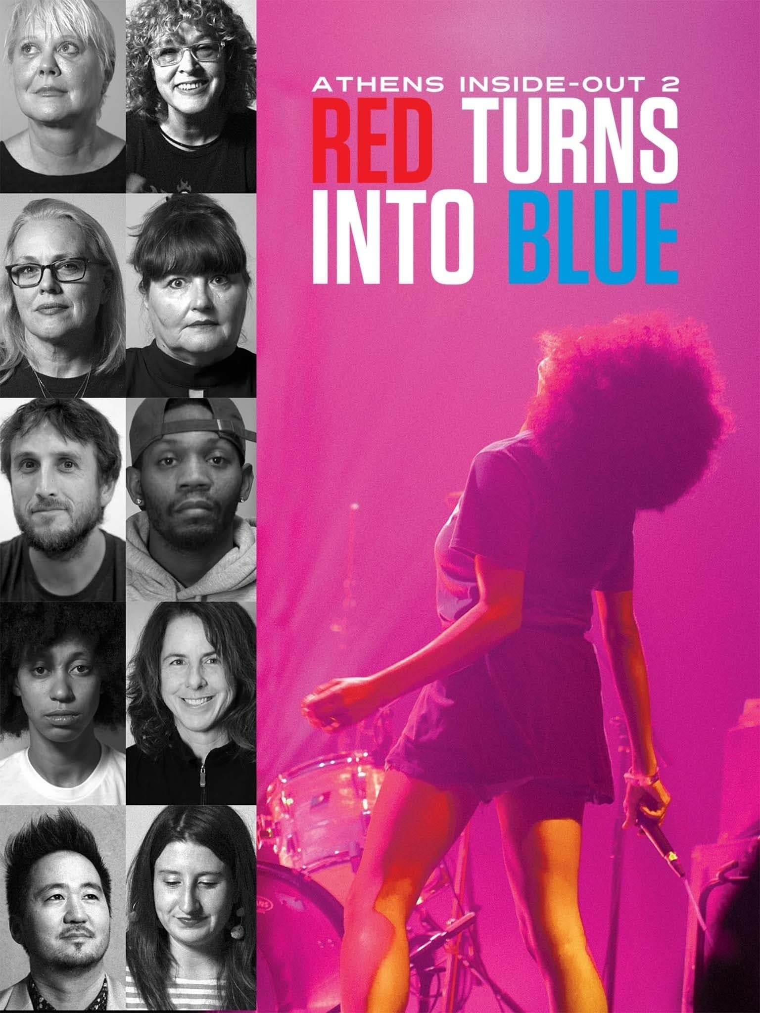 Poster Red Turns Into Blue: Athens, Inside-Out 2