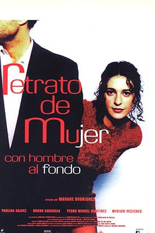 Poster Retrato de mujer con hombre al fondo